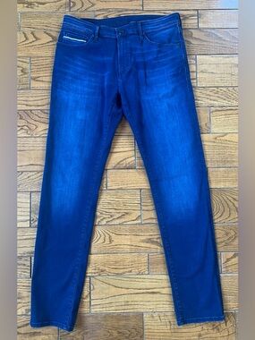 Mavi White Edge Skinny Jeans Womens Size 34 Dark Wash Stretch